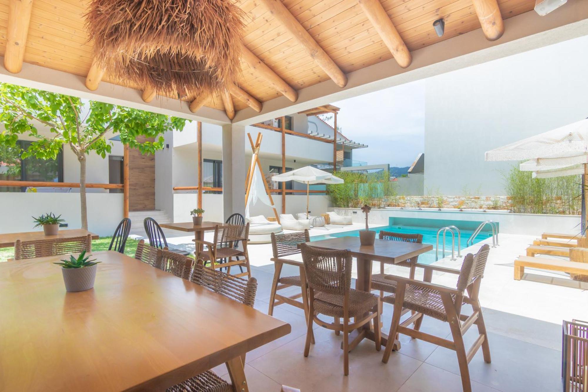 Bed and Breakfast Rastoni - Relax & Retreat Skala Potamia  Exterior foto